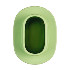 Layer Ceramic Vase - Matte Light Green Glaze