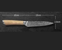 V-Gold 67-Layer Damascus Kitchen Knife – Stainless Steel Chef, Cleaver & Utility Knife