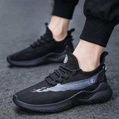Men's Korean-Style Casual Mesh Sneakers
