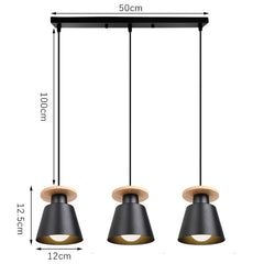 Modern LED Chandelier Ceiling Light – European Retro Iron Pendant Lamp for Dining Room, Bedroom & Living Room