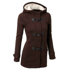 Women's Hooded Cotton-Padded Sweater Coat