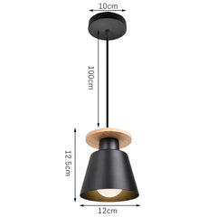 Modern LED Chandelier Ceiling Light – European Retro Iron Pendant Lamp for Dining Room, Bedroom & Living Room