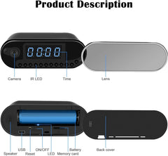 DIGITAL ALARM CLOCK AND WIFI CAMERA 1080P