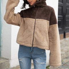Women's Fall/Winter Color-Block Jacket