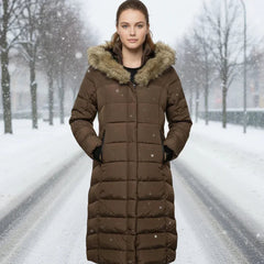 Manteau long et chaud