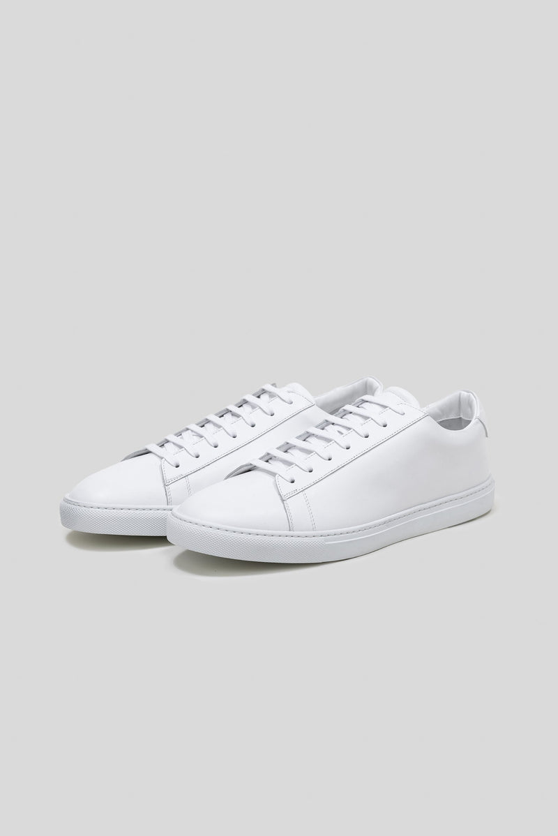 White Calfskin Città Sneaker