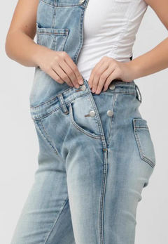 Ripe Denim Maternity Overalls