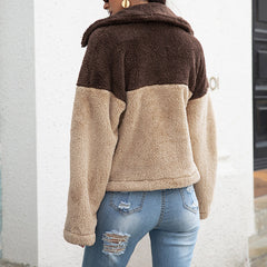 Women's Fall/Winter Color-Block Jacket