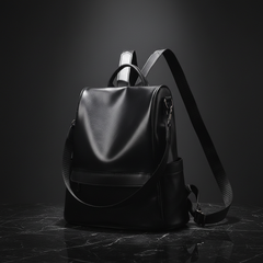 Faux Multi-Pocket Travel Backpack