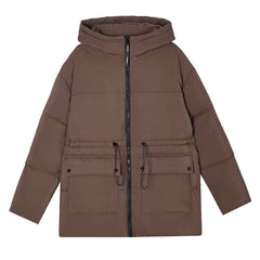 Women's Versatile Hooded Cotton-Padded Jacket