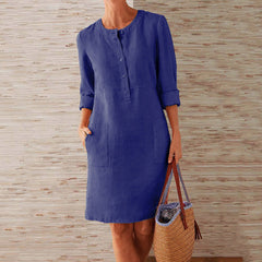 Women’s Clothing Dress – Streetwear Ethnic Style Long Sleeve Dress