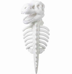 Dark Dinosaur Skeleton Pet Costume Headgear – Funny Halloween Dog & Cat Accessory