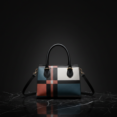 Plaid Convertible Tote