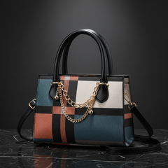 Plaid Convertible Tote