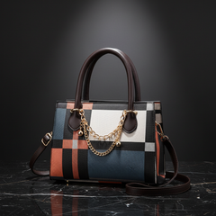 Plaid Convertible Tote