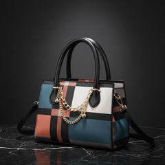 Plaid Convertible Tote