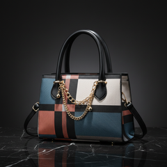 Plaid Convertible Tote