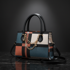 Plaid Convertible Tote